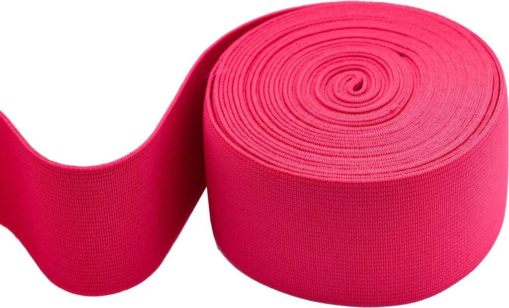 5m Gummiband 50 mm Gummilitze elastisches Band Bekleidungsgummi