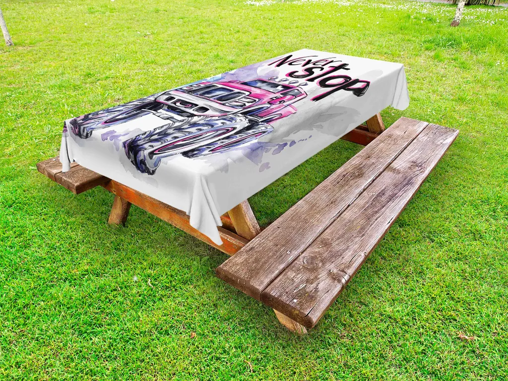 Tovaglia di Design Monster Truck Never Stop 145x210 | ABAKUHAUS