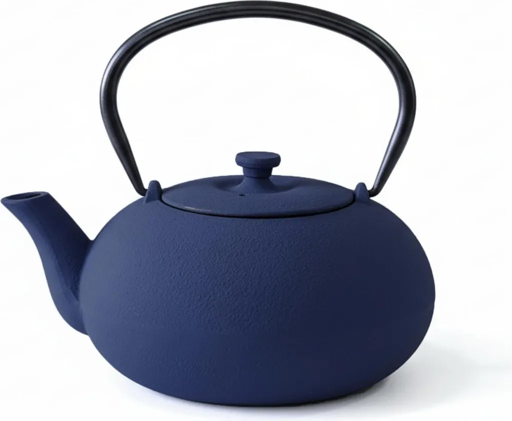 Teiera NOMI 800 ml in Ghisa Nera - Bollitore con Infusore Acciaio