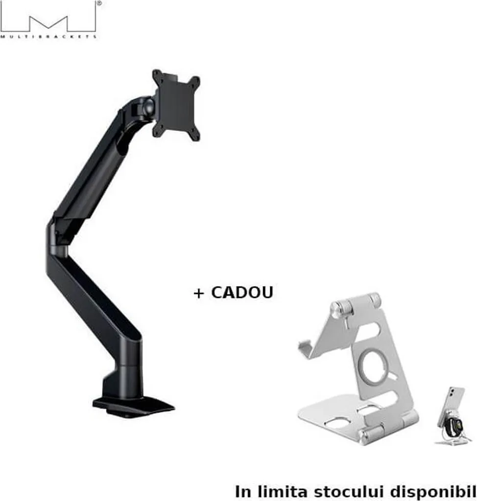 Support Moniteur VESA pour Bureau - Bras à Gaz pour Libérer de l'Espace - 2