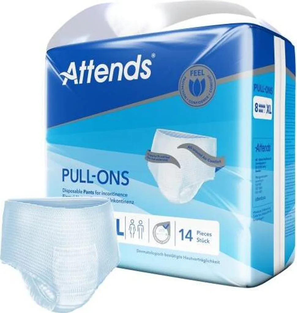 Attends Pull-Ons 8 XL 14 pz - 1