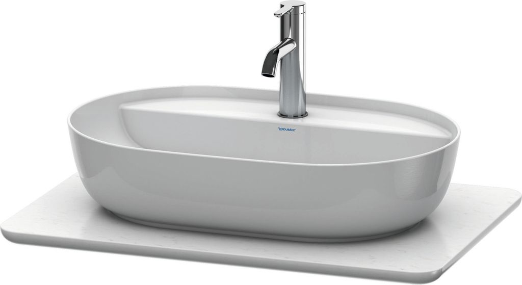 Duravit Luv Quarzsteinkonsole LU9465, Breite 688mm, passend zu Waschtischunterbau LU9560, LU9565, LU946501717