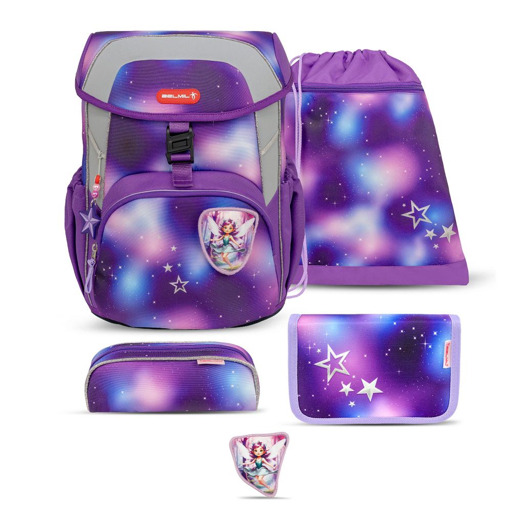 Belmil Maxi ergonomisches Schulranzen-Set 5-teilig "Shining Produktbild 
