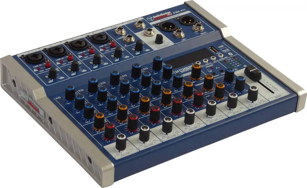 Console de Mixage AudioDesign PMX.411 Interface USB et Bluetooth 4 Voies - 2