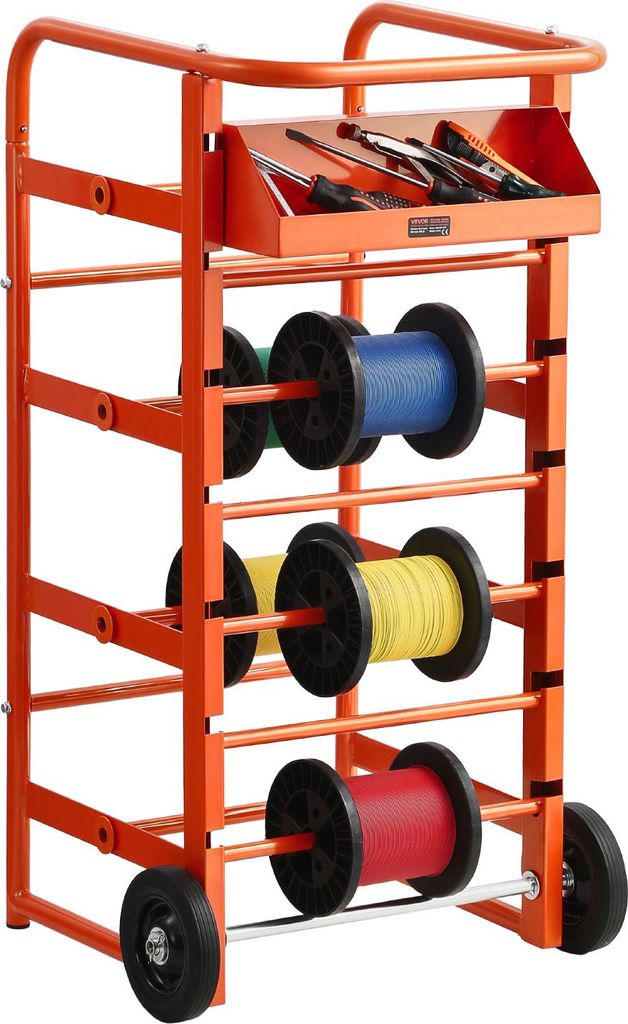 VEVOR Uchwyt na szpule z drutem 440x385x970 mm, 11 Zdjęcie produktu 
