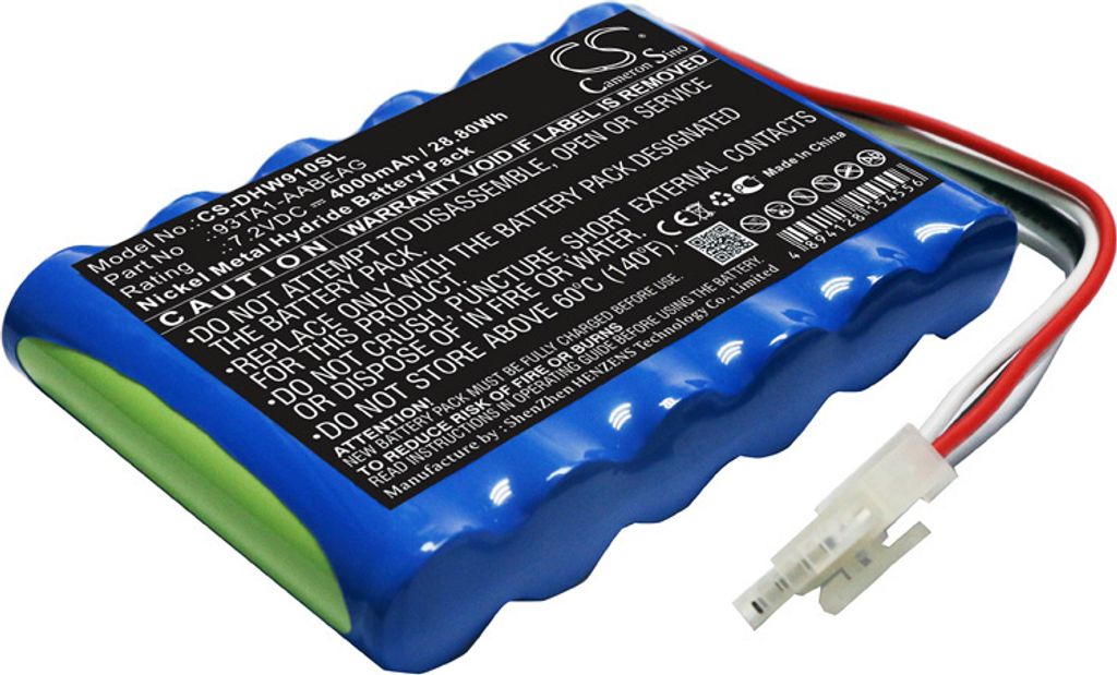 TECHTEK Akku Kompatibel mit [Endress+Hauser] Prosonic Flow 91W, Prosonic Flow 92F, Prosonic Flow 93C, Prosonic Flow 93P, Prosonic Flow 93T, Prosonic