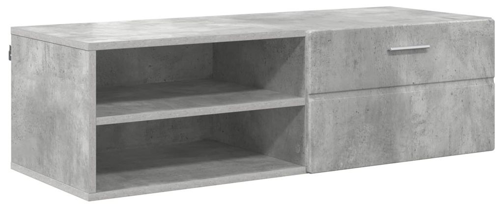 Holzschrank Hochglanz Weiß 100,5 x 39 x 30 cm Holzwerkstoff