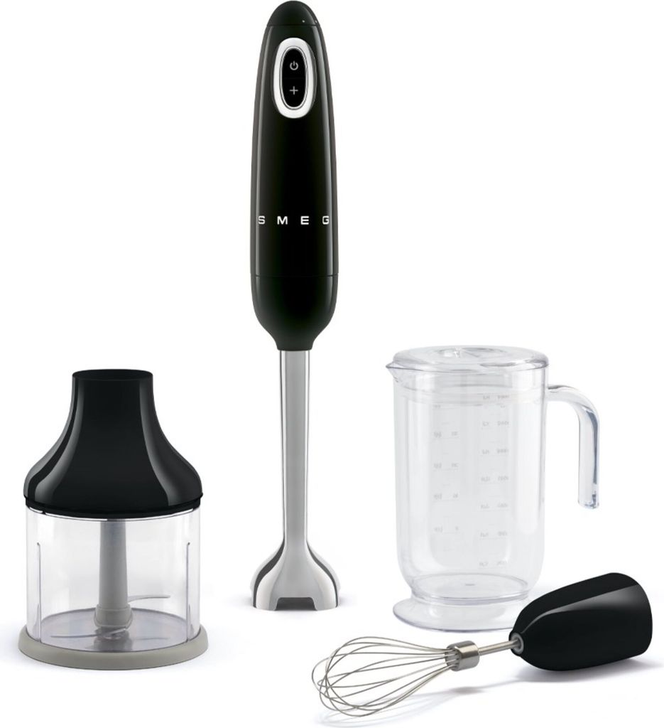 Smeg HBF03BLEU Mixer Pürierstab 700 W Schwarz, Edelstahl