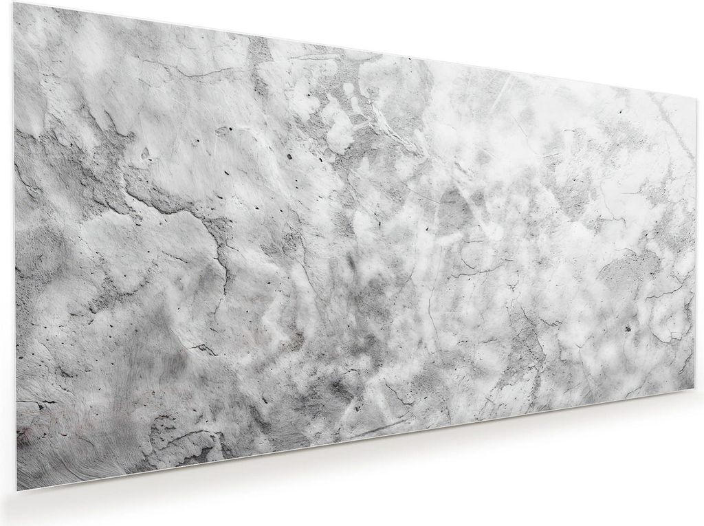 Glasbild 120x60cm in XXL für Wohnzimmer, Schlafzimmer Motiv Marmor Struktur