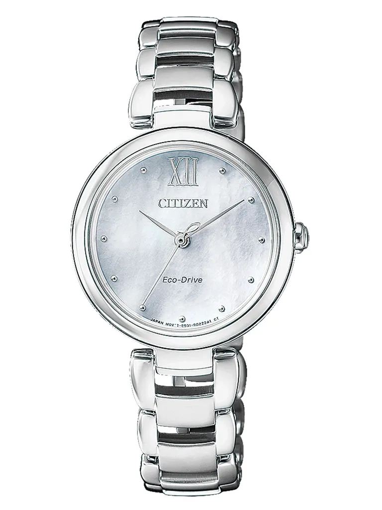 Fini le changement de pile avec la Montre Femme Citizen Solaire Nacre