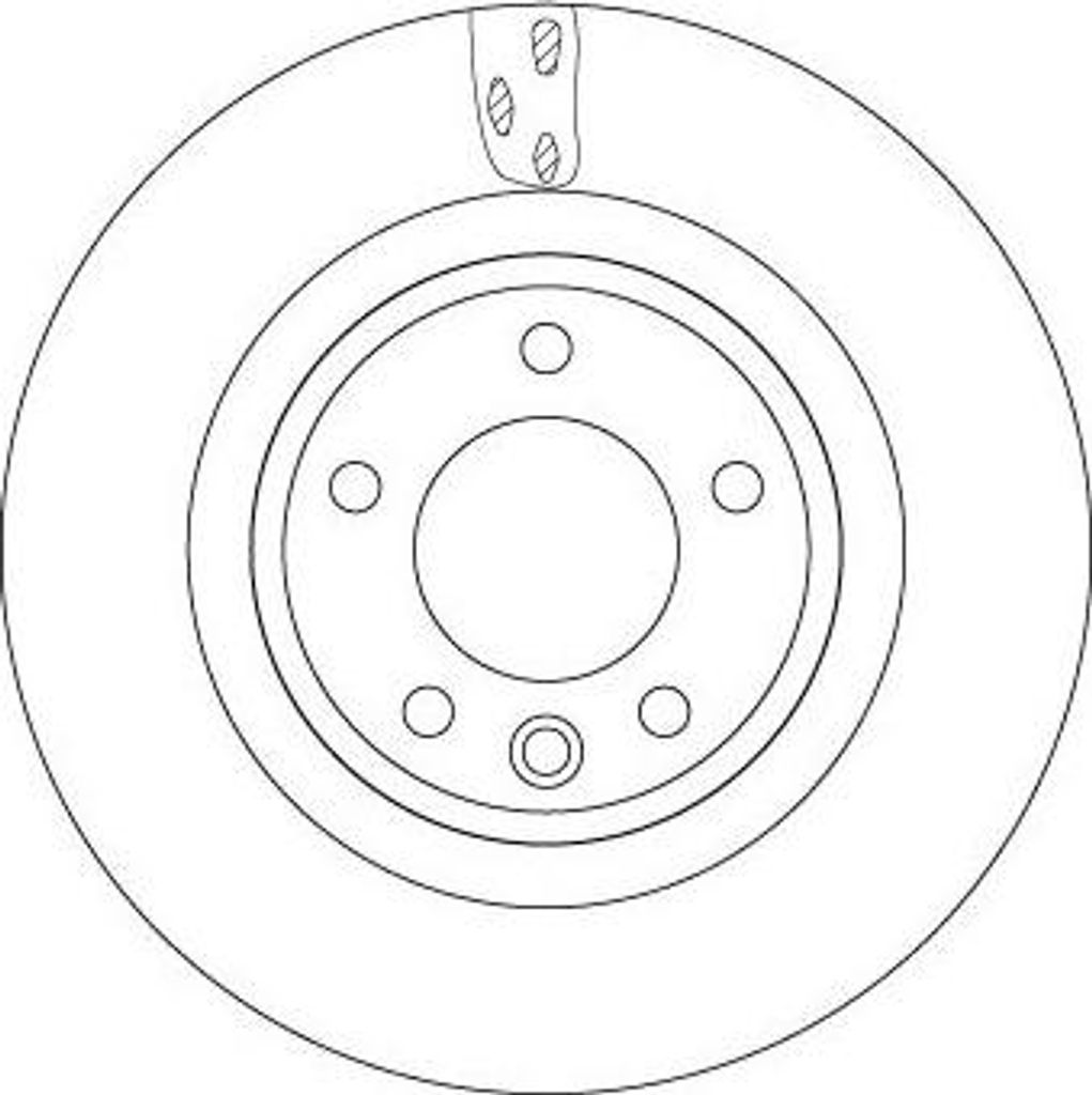 2x TRW Bremsscheibe DF6956S für LAND ROVER Range Rover Sport (L494) 49mm 325mm