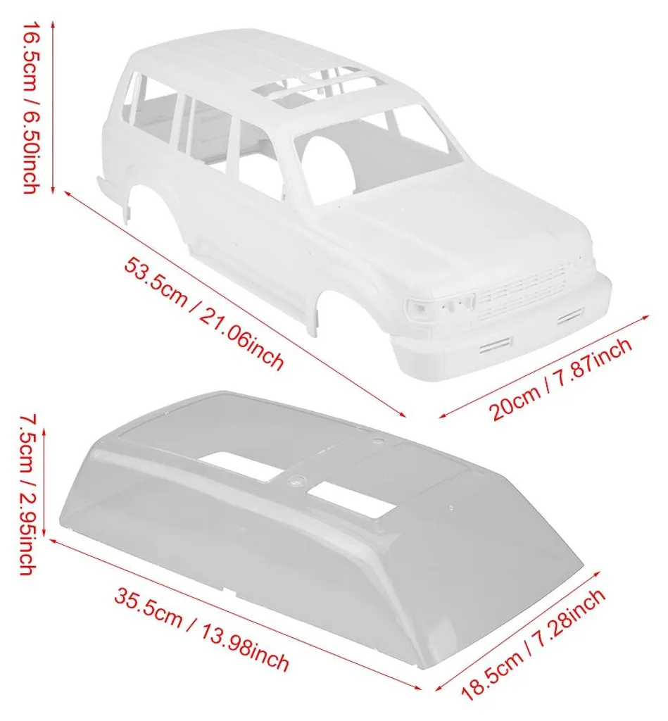 Boîtier de Télécommande Voiture RC pour Axial 90027 en Plastique Robuste - 2