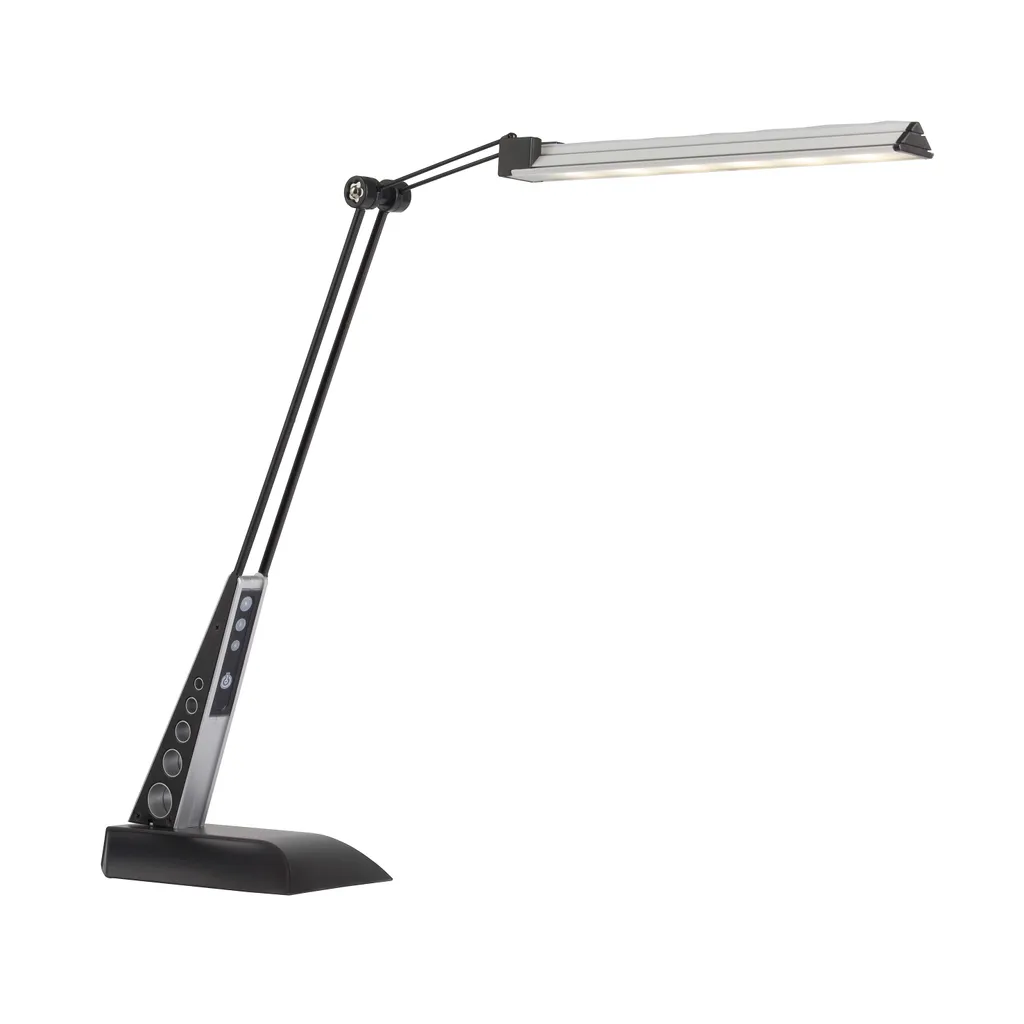 Lampe de bureau pour télétravail : éclairage LED variable Jaap noir