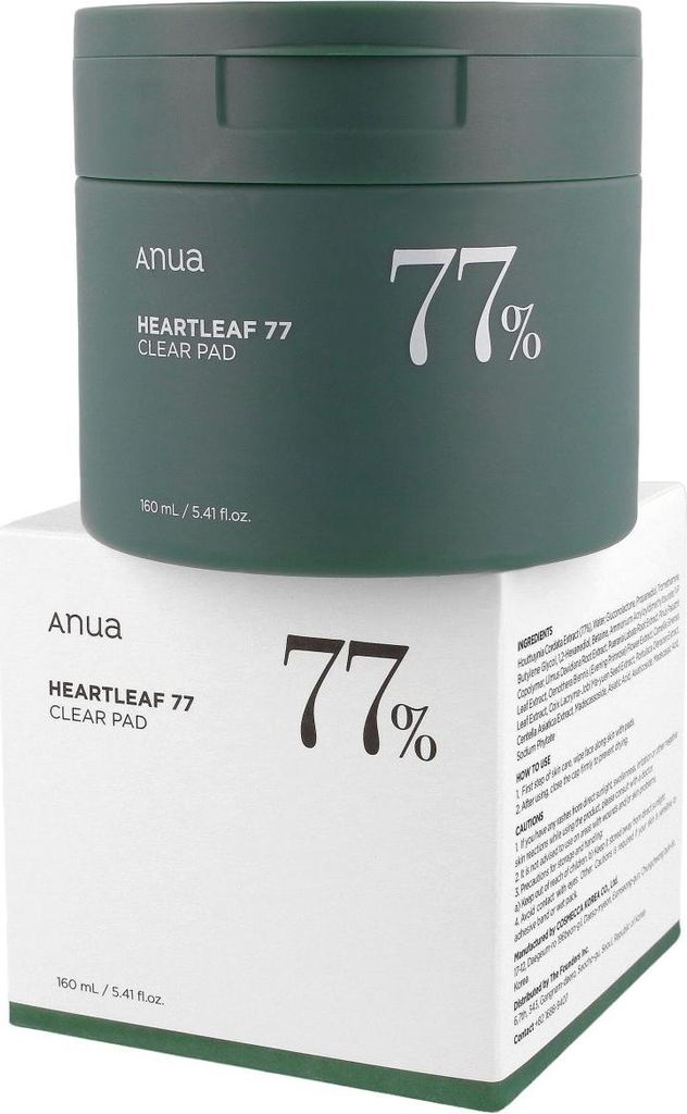 ANUA Heartleaf 77 Clear Pad 160ml Produktbild 