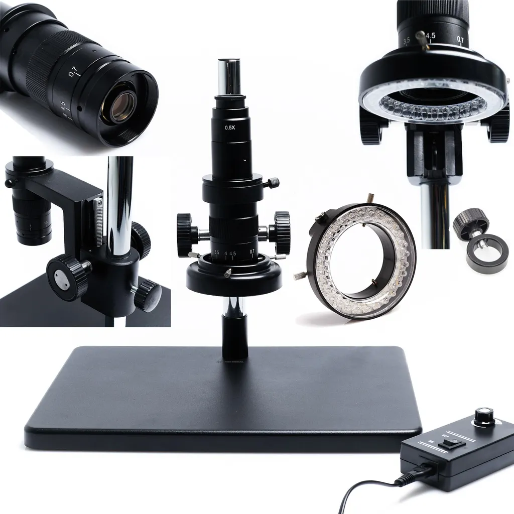 Microscope de poche numérique Solo 10A et anneau lumineux réglable LED