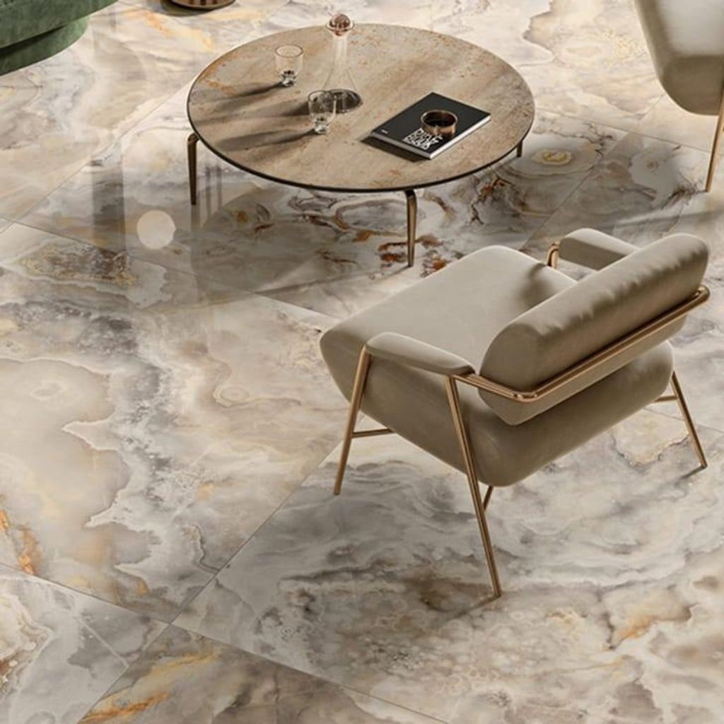 Fliesen Onyxoptik Elfenbein 60x120 cm CASA39 Gardenia Ariana La Marmoteca