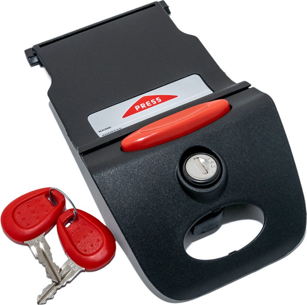 Scharnierblock GiVi schwarz für E260 / E340 / E350 / E370 / E450 / E470 / E300