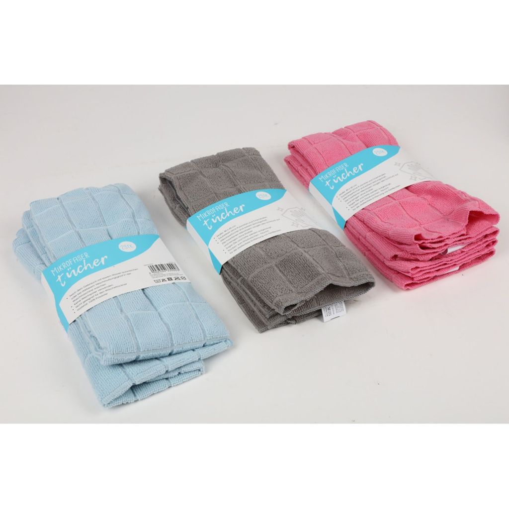 24x Mikrofasertücher 2er Waschlappen Tuch Trocknen Auto Putzen Polier Reinigung
