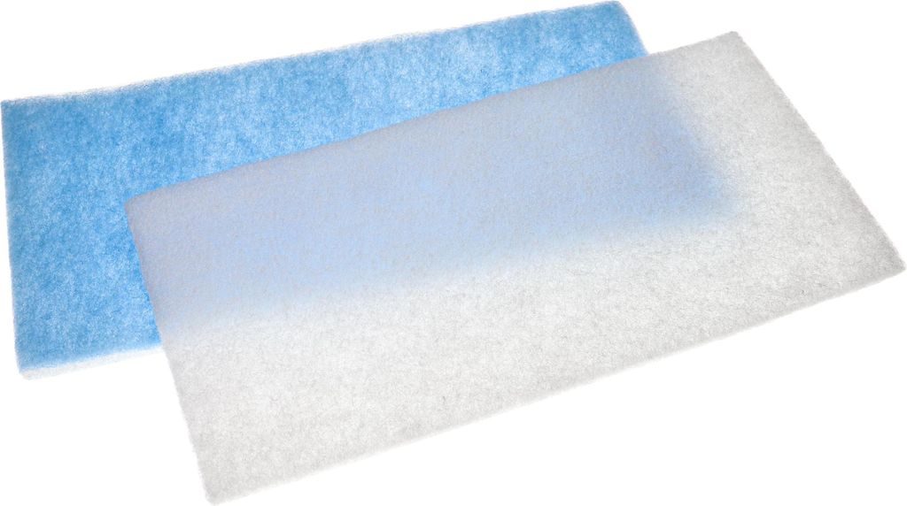 vhbw 2x Filter kompatibel mit WilTec 420 Absauganlage - Ersatzfilter Weiß Hellblau