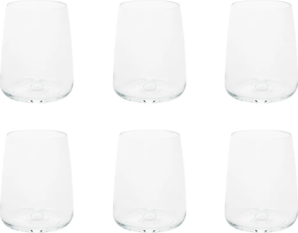 Excelsa Set di 6 bicchieri da acqua Marsiglia in vetro 47,5 cl trasparente