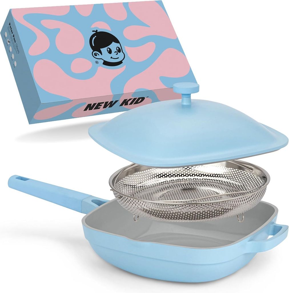 Bratpfanne 28cm NEW KID Beschichtete Pfanne Antihaft mit Produktbild 