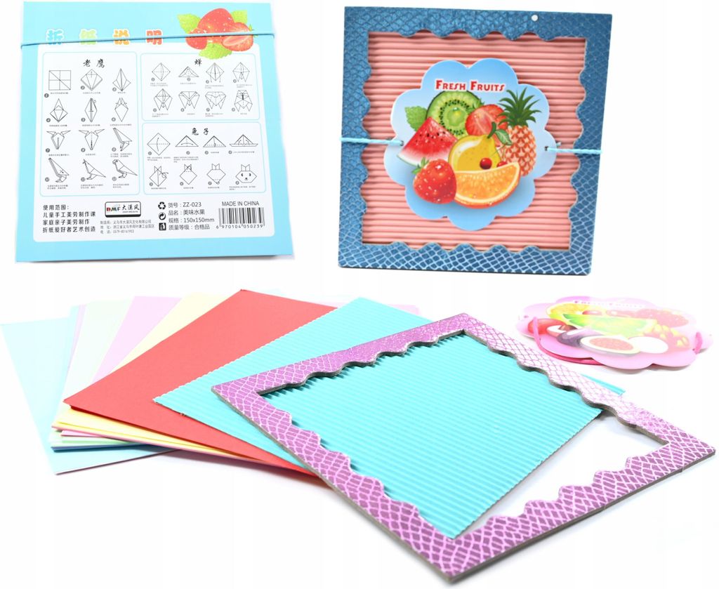 Origami Papier 15x15cm 60 Blatt Bunt - Hochwertiges Faltpapier für Kreatives Basteln