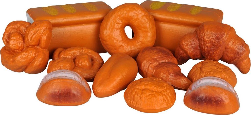 Jouet Set de pains en plastique 11 pièces pour enfants Jeu Image du produit 