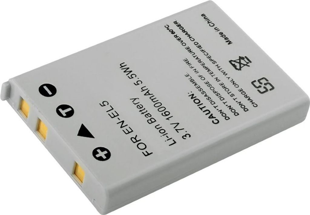 TRX Battery Nikon/ 1400 mAh/ pour Coolpix 3700/ 4200/ 5200/ Image du produit 