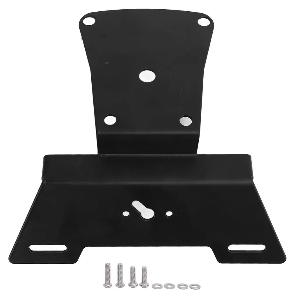 Support de Plaque en Fer Noir pour Scrambler 400X : Adieu la Bavette !