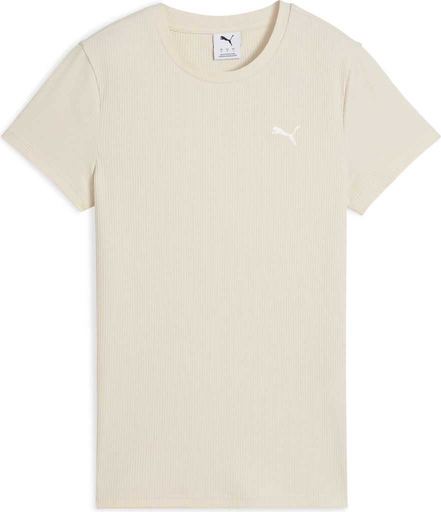 PUMA ESS ELEVATED Rib Tee ALPINE SNOW ALPINE SNOW XL