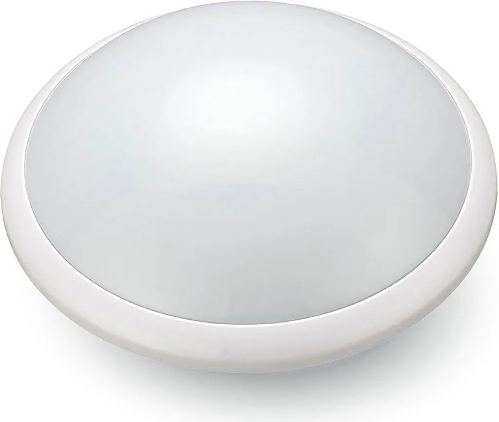Plafonnier rond blanc V-TAC VT-8002C avec douille E27 et détecteur intégré