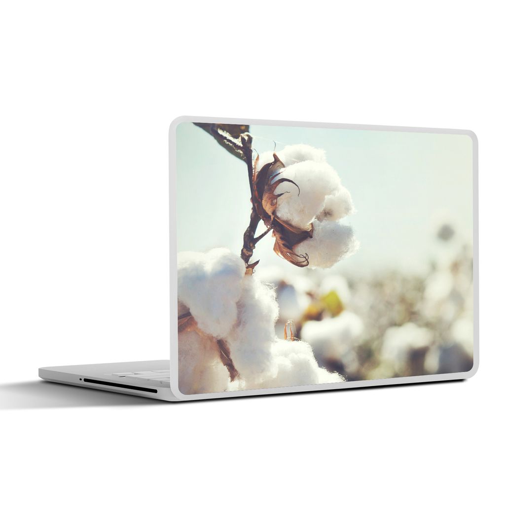 MuchoWow Laptop Aufkleber Sticker Cover Pflanzen - Blume - Zweig - Natur 30x21 cm - Sticker für Laptop - Selbstklebend