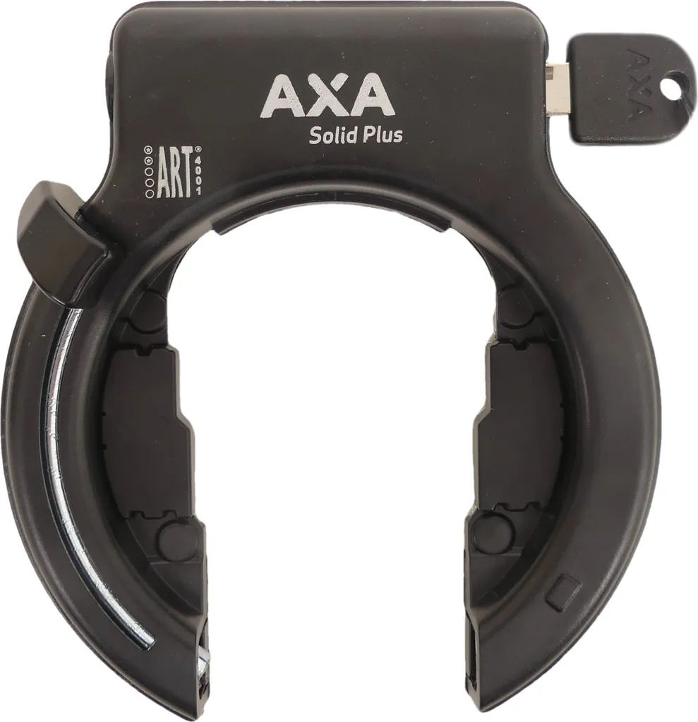 Verrou de Cadre AXA Solid Plus Antivol Haute Sécurité ART 2 Finition Noire