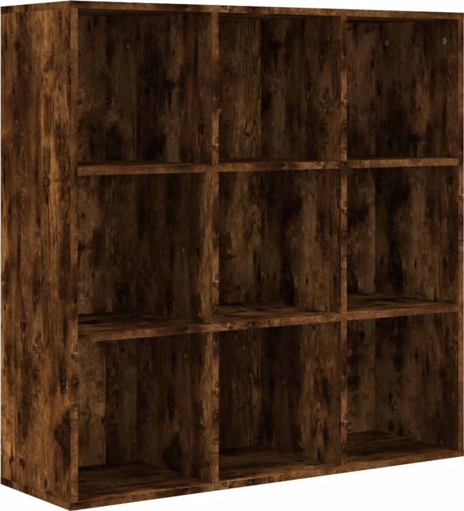 vidaXL Knihovna kouřový dub 98x29x97,5 cm Obrázek produktu 