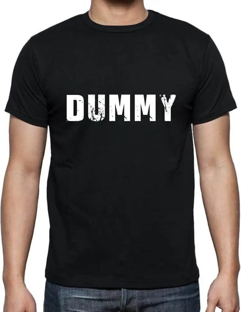 Herren Grafik T-Shirt Dummy Öko-Verantwortlich Vintage Jahrgang Kurzarm Lustige Druck Geburtstag Geschenk Mann
