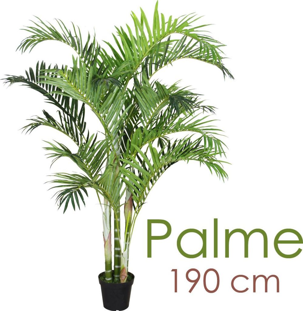 Palmier Areca Plante Arbre Artificiel Artificielle 190cm Image du produit 