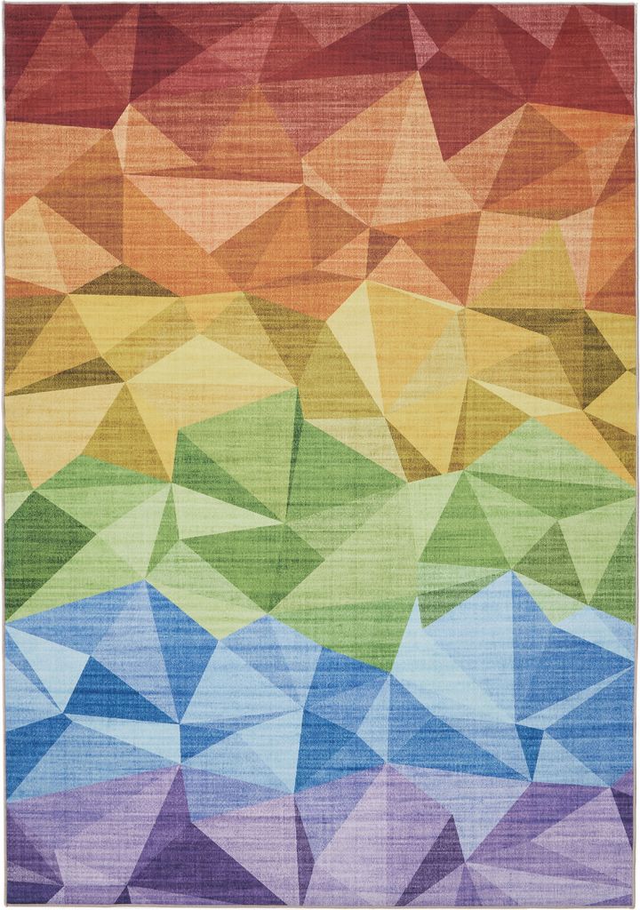 Interiyou Waschbarer Teppich Gent Multicolor 60x120 cm