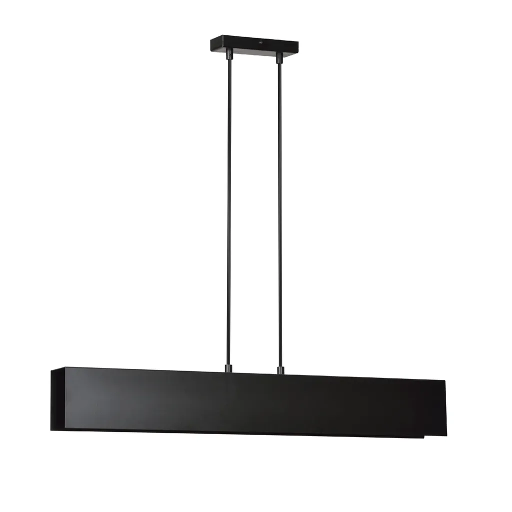 Suspension 3xE27 60W GENTOR 3 NOIR 672/3 - Luminaire en Acier Emibig