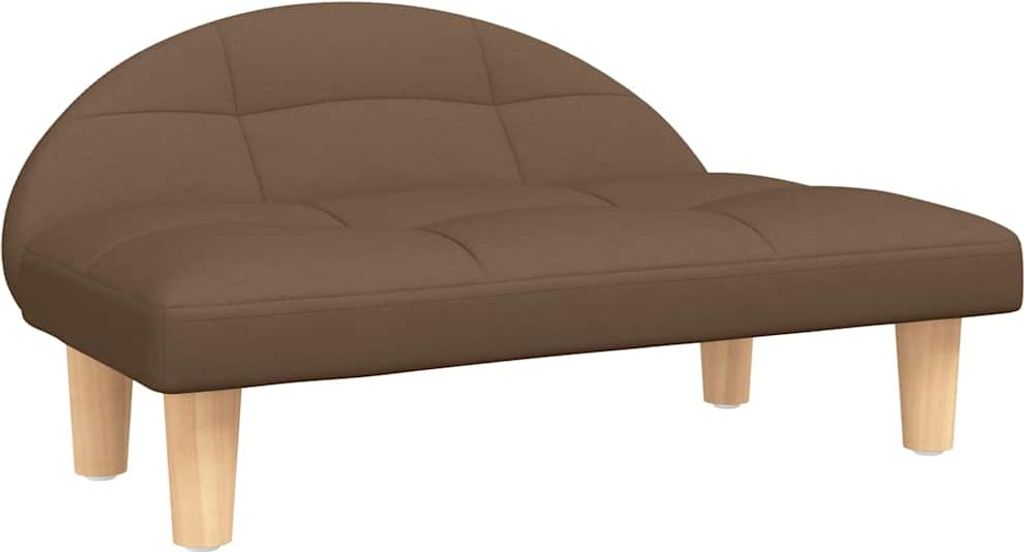 vidaXL Hundebett Braun 70x52x30 cm Stoff