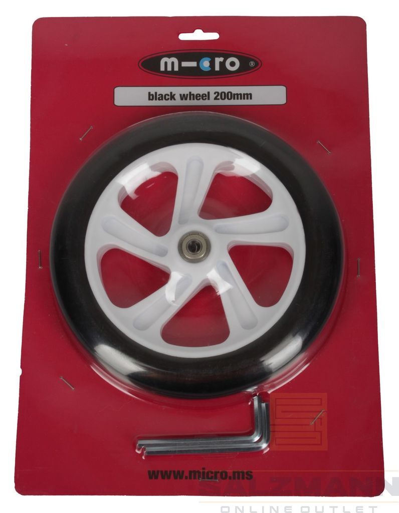 200mm Rolle Micro, (Scooter White) AC5009B