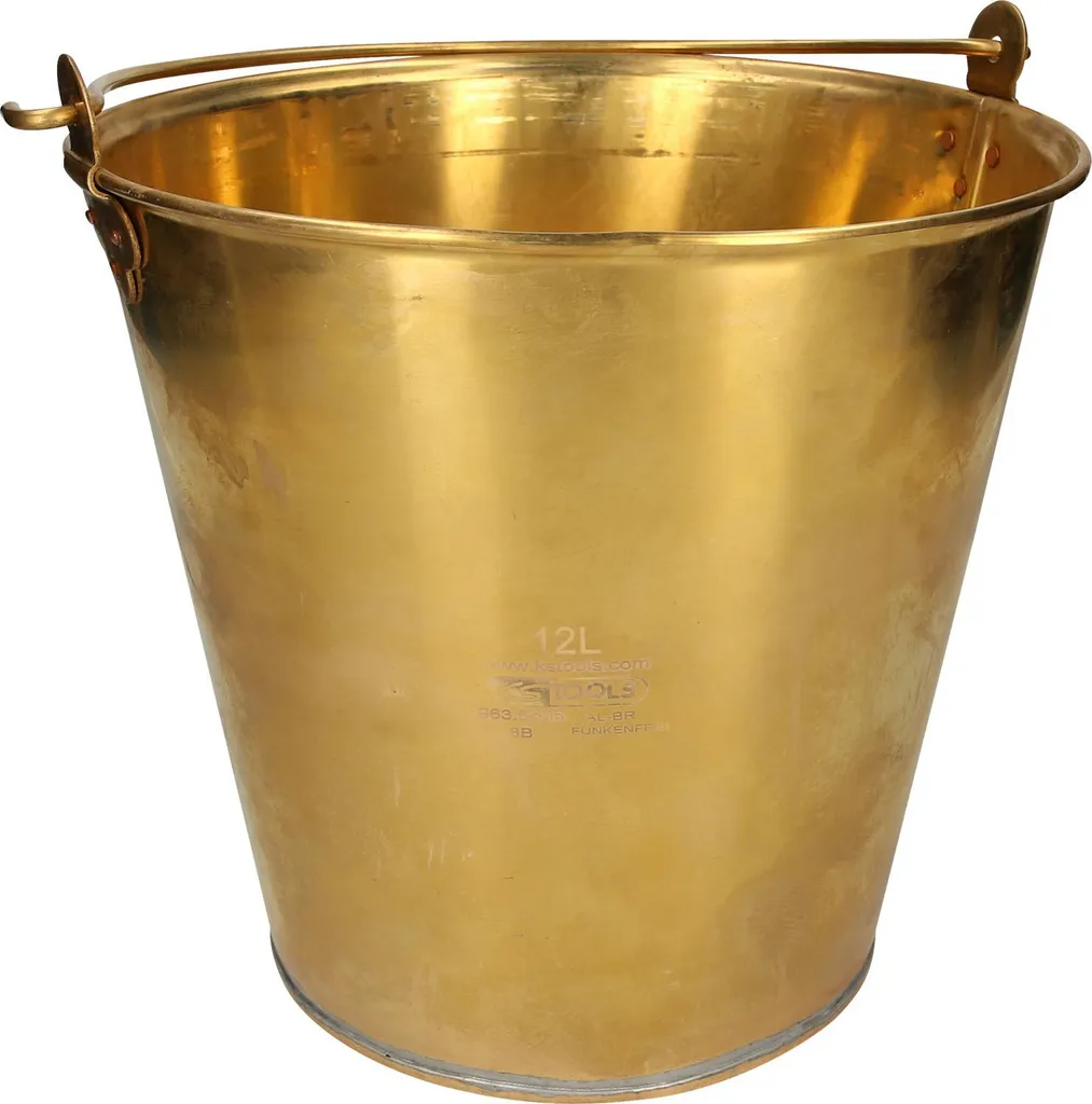 Seau de sécurité en aluminium non-étincelant de 12 litres KS Tools