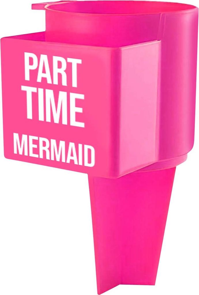 Cuisine Elegance, Strand-Getränkehalter für Becher und Smartphone, Rosa