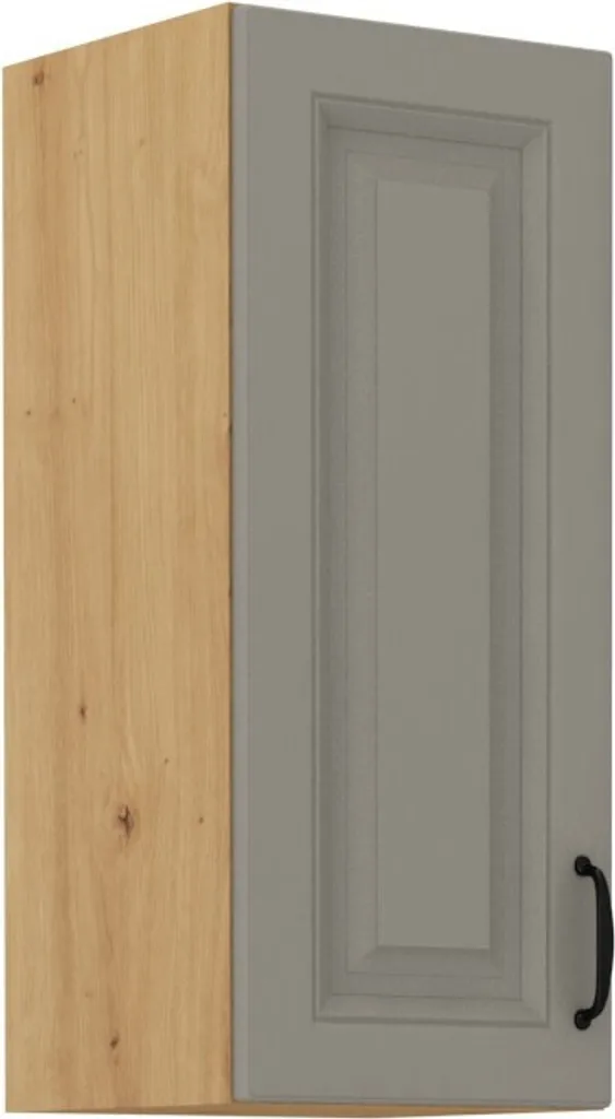 Organizza la Cucina: Pensile SOPHIA 30 cm Grigio Chiaro e Rovere