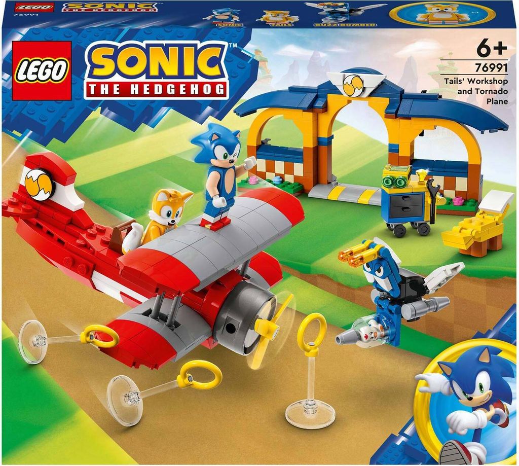 LEGO 76991 Sonic the Hedgehog Tails‘ Tornadoflieger mit Produktbild 