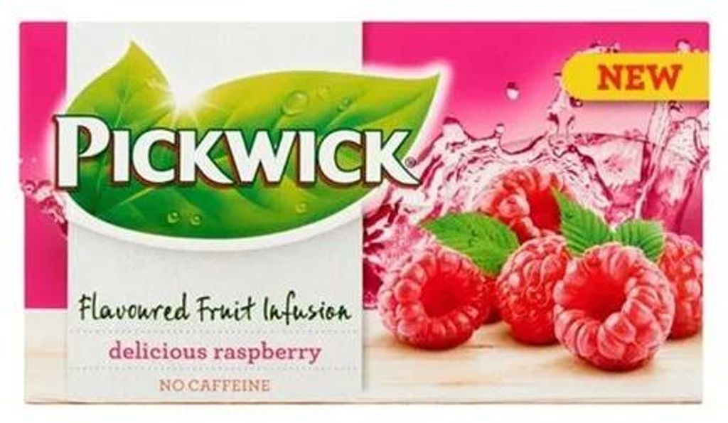 Ovocný čaj, 20x2 g, PICKWICK "Fruit Fusion", malina