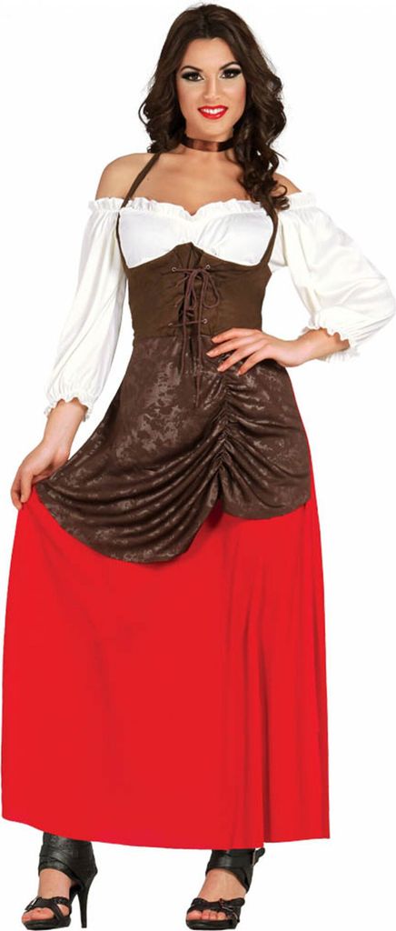 FIESTAS GUIRCA Kostüm mittelalterliche Gastwirtin Hirtin TACHAN