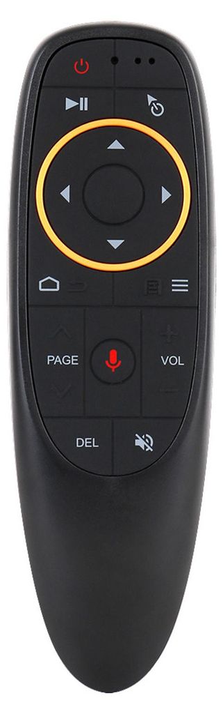 2,4-GHz-Funkmaus mit 6-Achsen-Gyroskop, Plug-and-Play-Fernbedienung mit Spracheingabe, bewegungsempfindliche Spielekontrolle, USB-Empfänger für P...