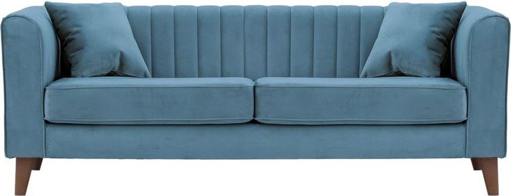 3-Sitzer Sofa Mary-Velluto 12-dark oak