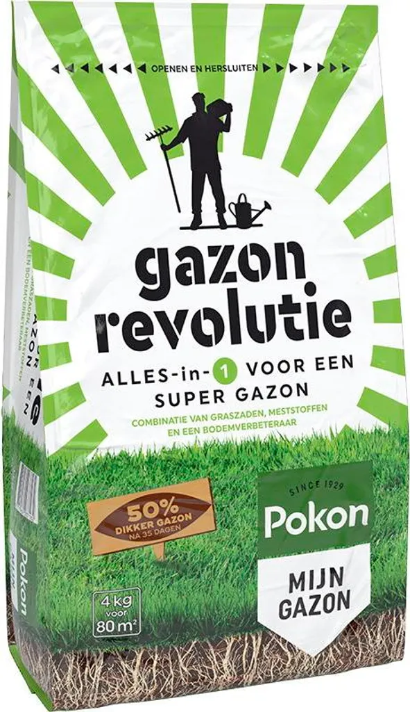 Réparer un Gazon Abîmé avec Lawn Revolution Pokon 4kg - Adieu les Trous