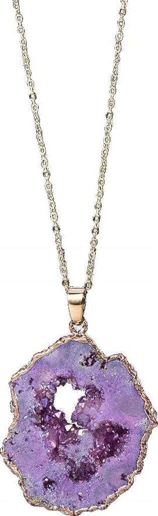 Collana naturale di cristallo GEODA MINERALI Amuleto Immagine del prodotto 